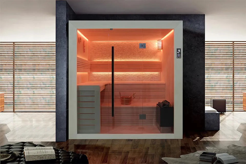 Fonteyn | Luxor 200 Sauna | White Stone