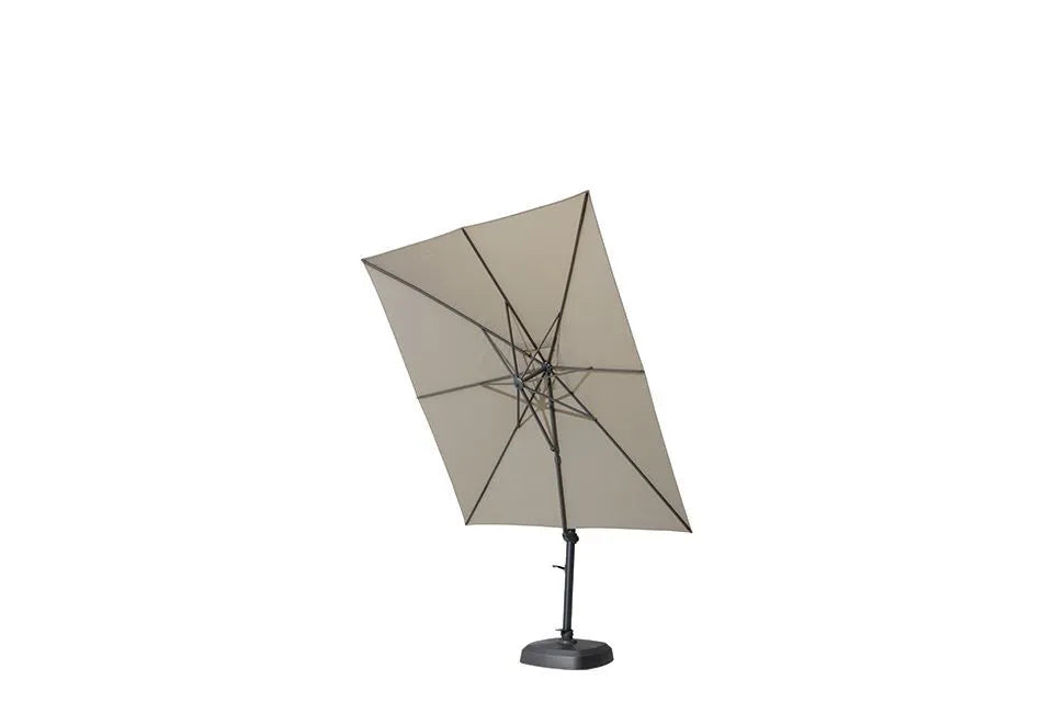 4 Seasons Outdoor | Siesta Ampelschirm 300 x 300 cm | Anthrazit-Taupe