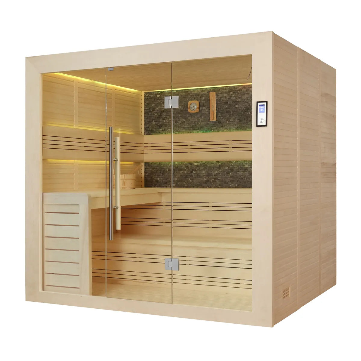 Fonteyn | Luxor 220 Sauna Komplett | Black Stone