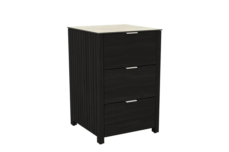 Passion Grills | Leon Außenküchenschrank 3 Schubladen | 59 x 59,5 cm