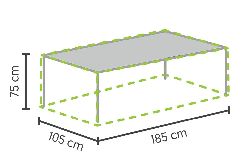 Winza | Premium-Tischdecke 185 x 105 x 75 cm