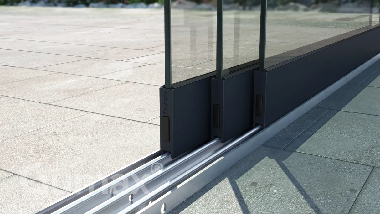 Tuinmaximaal | Glasschiebewand 2940 mm - 3 Schienen