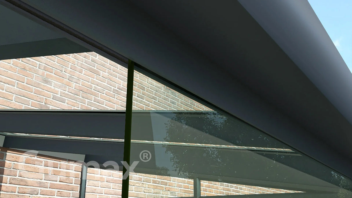 Tuinmaximaal | Glasschiebewand 1960 mm - 1 Schiene