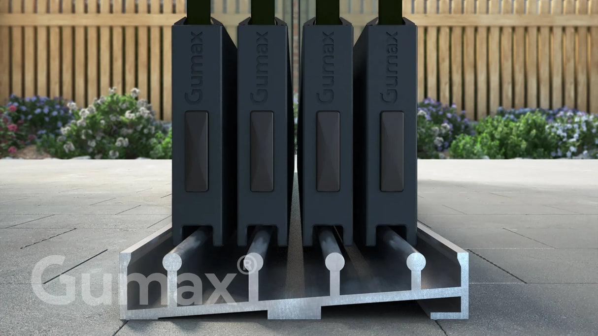 Tuinmaximaal | Glasschiebewand 3920 mm - 4 Schienen