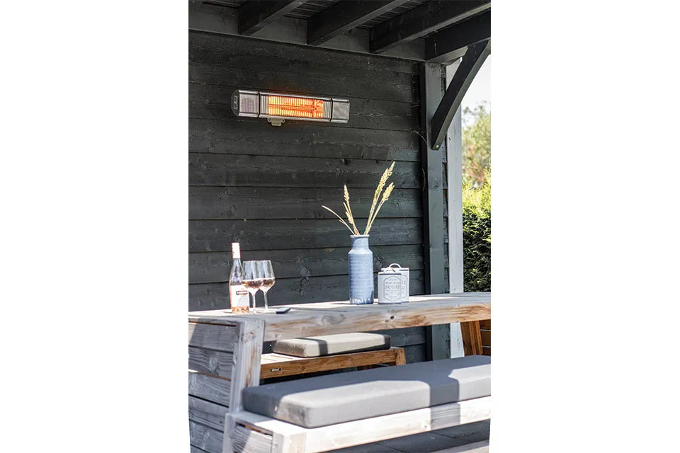 Eurom | Heat and Beat Grau | Infrarot-Heizung