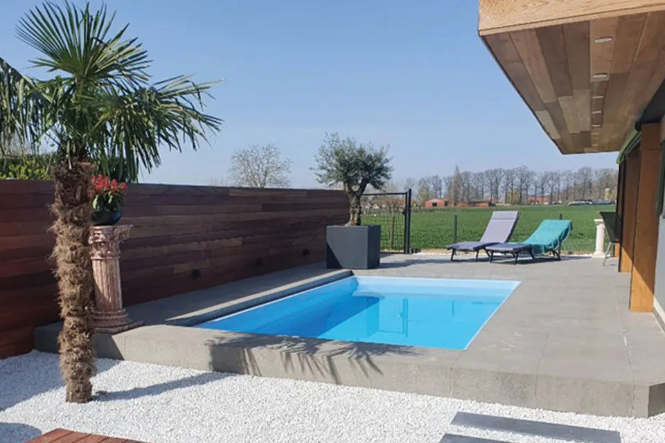 Fonteyn | Mallorca Polyester-Schwimmbecken 600 x 300 x 150 cm | Fertigbecken