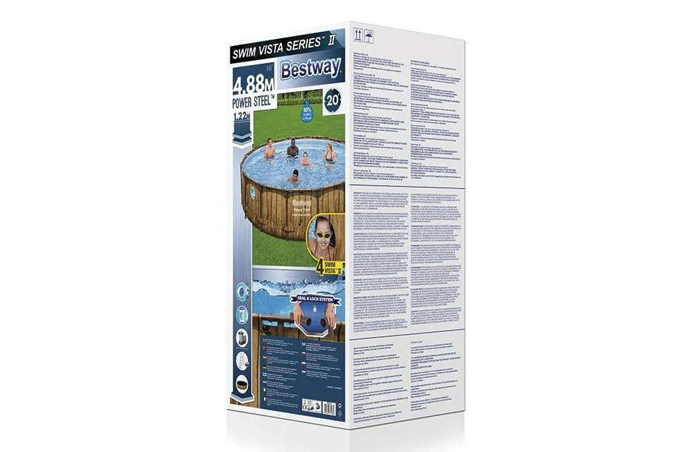 Bestway | Power Steel Vista Pool Ø 488 x 122 cm