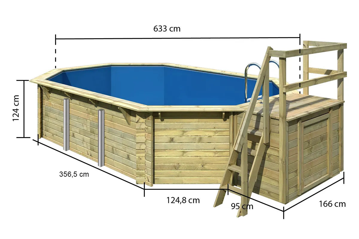 Karibu | Pool Modell 4 | Variante B