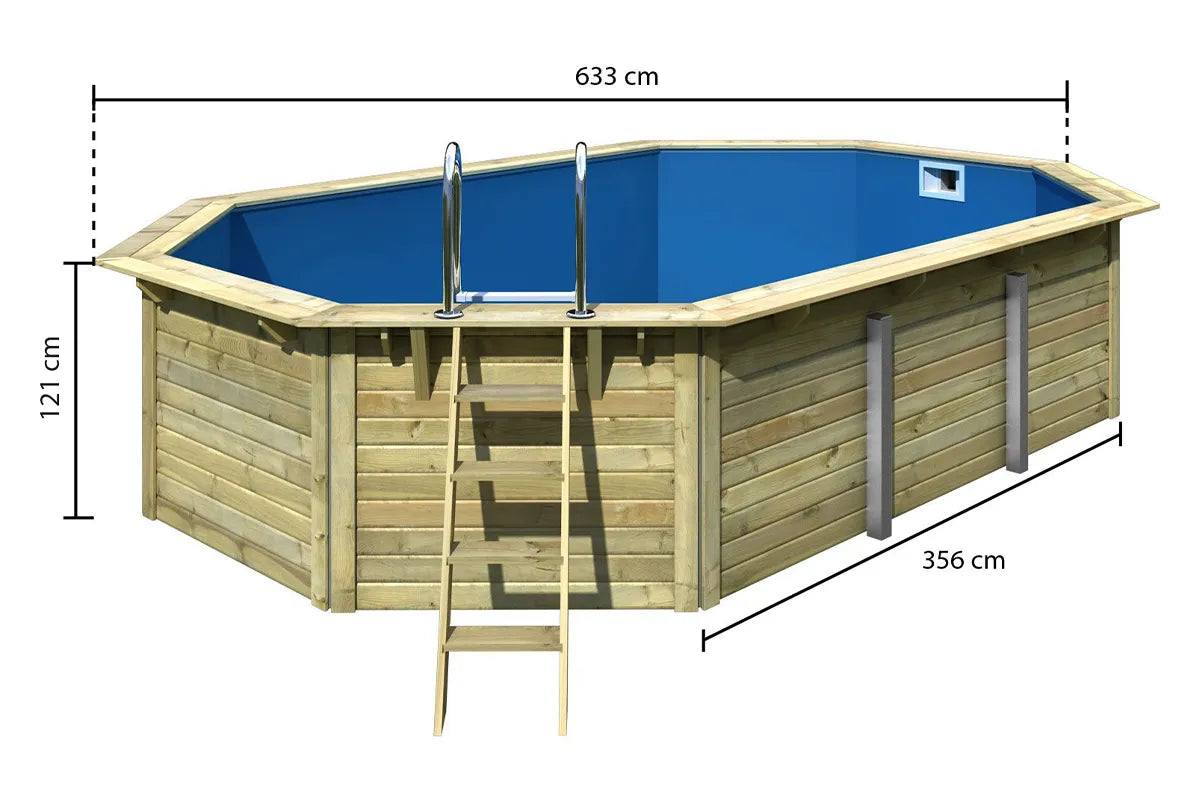 Karibu | Schwimmbecken X4 mit Filterpaket