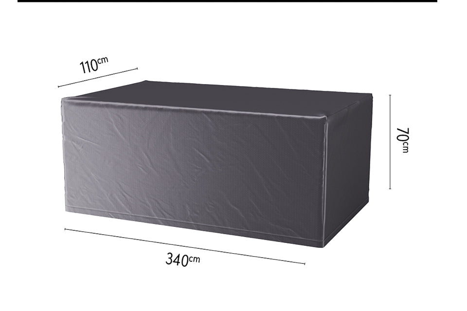 Platinum AeroCover | Tischhülle 340 x 110 x 70(h) cm