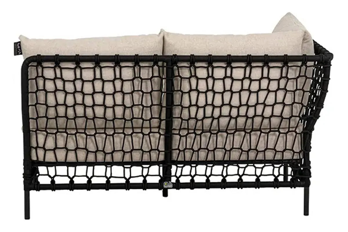 Apple Bee | Pure Loungesofa 2-Sitzer Rechts | Black Grey
