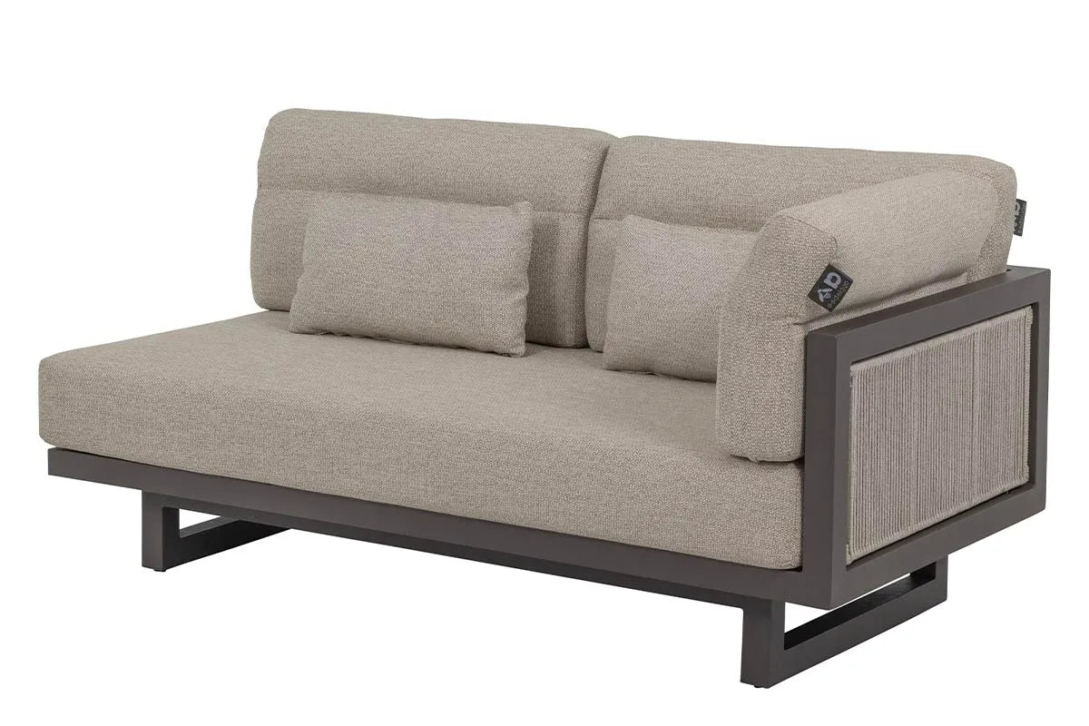 Apple Bee | Santorini Loungesofa 2-Sitzer Links | Rope