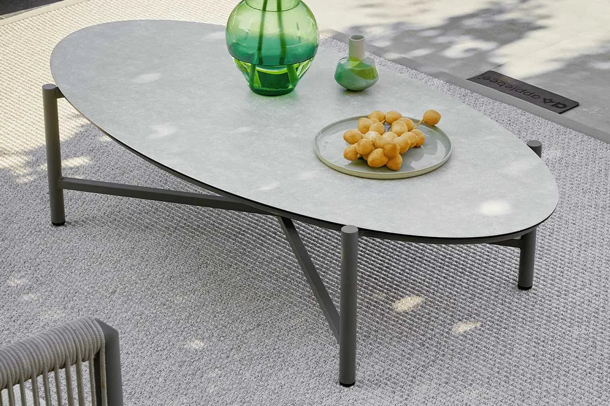 Apple Bee | Bora Bora Couchtisch 130 x 65 x 32,5(h) cm | Taupe