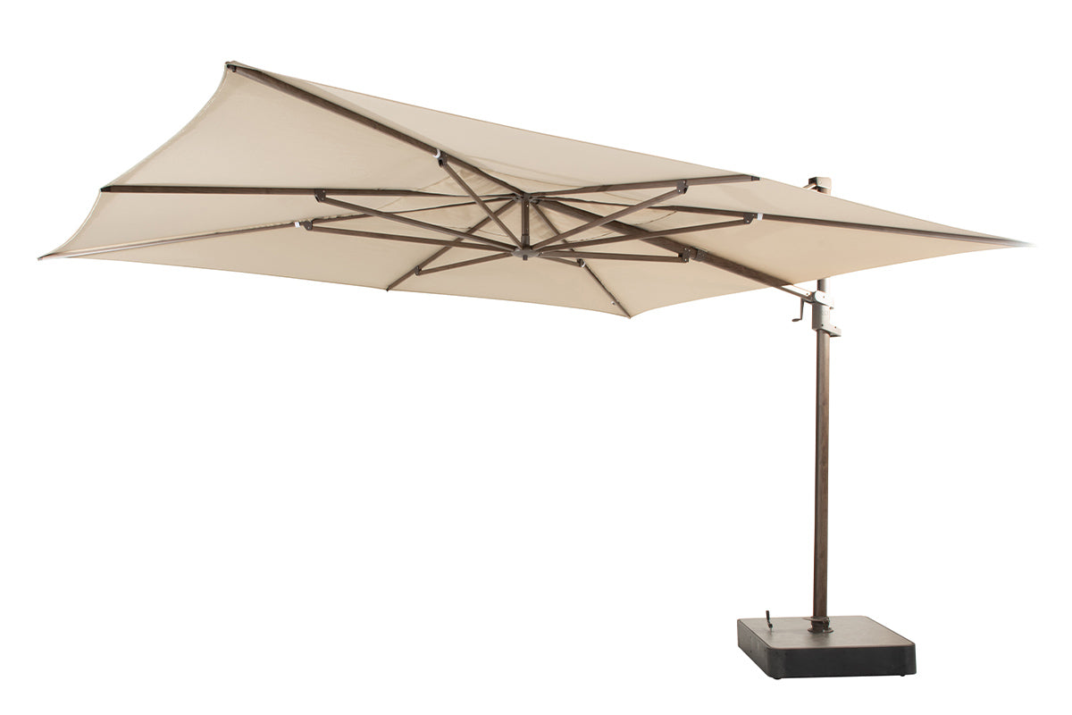 4 Seasons Outdoor | Finca Ampelschirm 400 x 300 cm | Wenge Gestell Beach