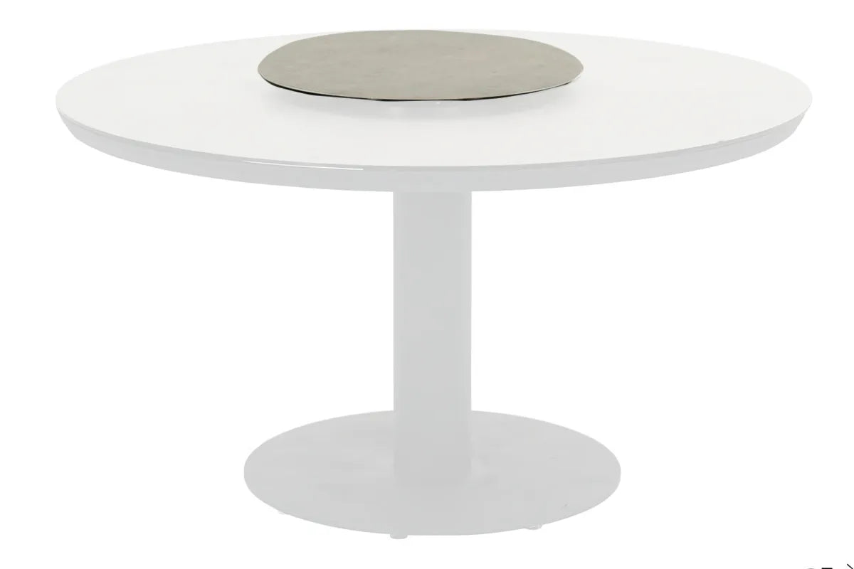Apple Bee | Melville Lazy Susan Ø60 cm | Sintered Stone Tischplatte Hellgrau