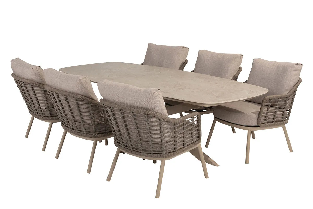 Taste by 4 Seasons | Puglia-Manolo Gartenmöbel-Set | Latte