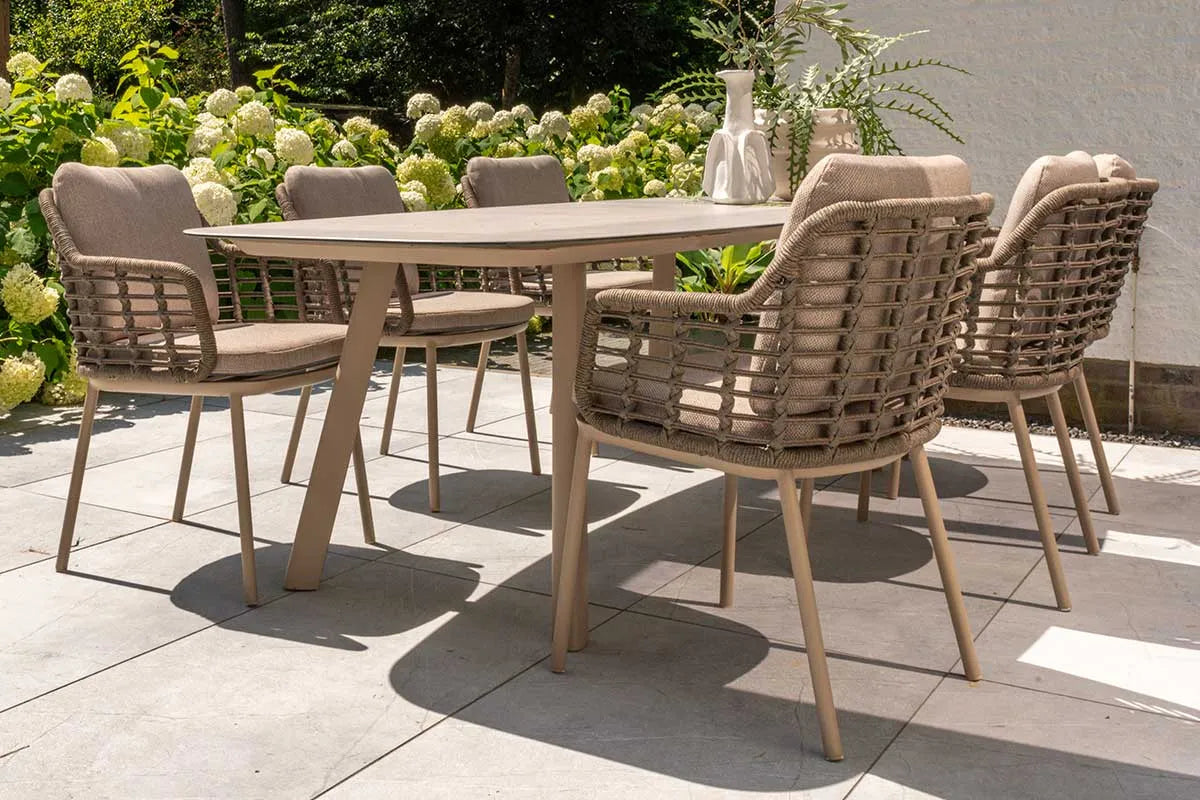 Taste by 4 Seasons | Puglia-Manolo Gartenmöbel-Set | Latte