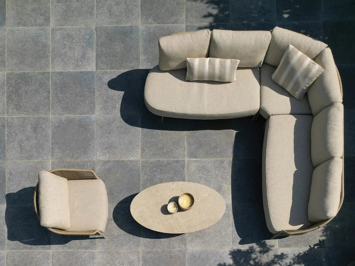 Taste by 4 Seasons | Florence Loungeset mit Couchtisch | Latte