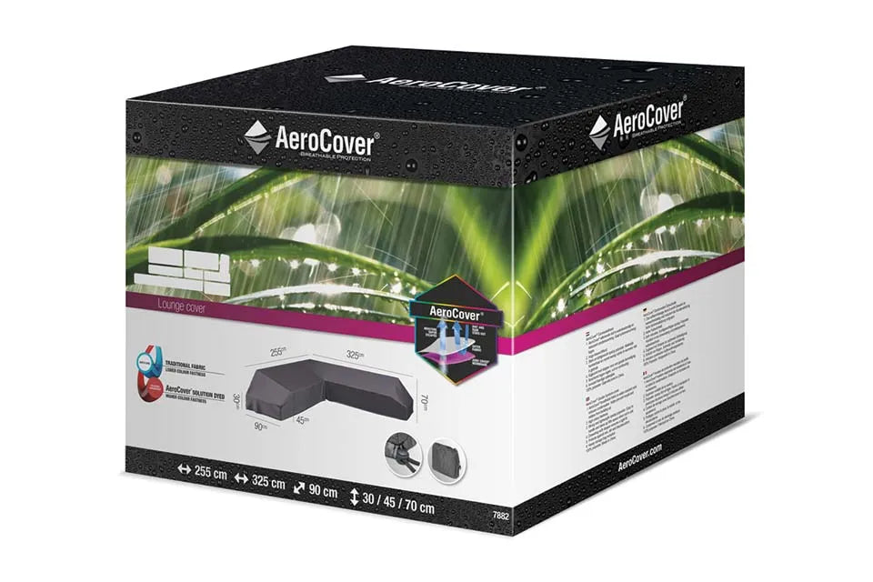 Platinum AeroCover | Loungeset Schutzhülle 325 x 255 x 90 x 30-45-70(h) | L-Form Links