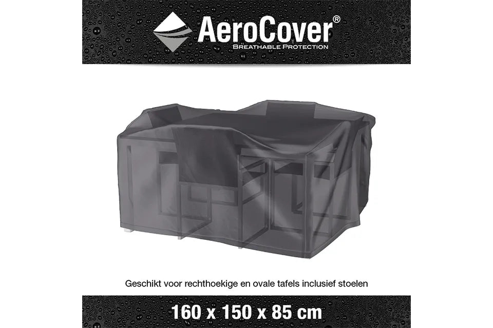 Platinum AeroCover | Schutzhülle für Gartenmöbel 160 x 150 x 85(h) cm