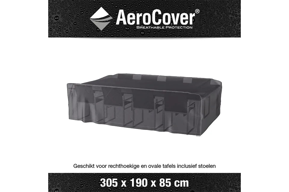 Platinum AeroCover | Schutzhülle für Gartenmöbel 305 x 190 x 85(H) cm
