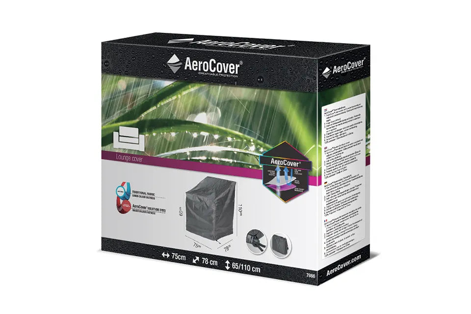 Platinum AeroCover | Loungesessel Abdeckung XL 75 x 78 x 65-110(h) cm