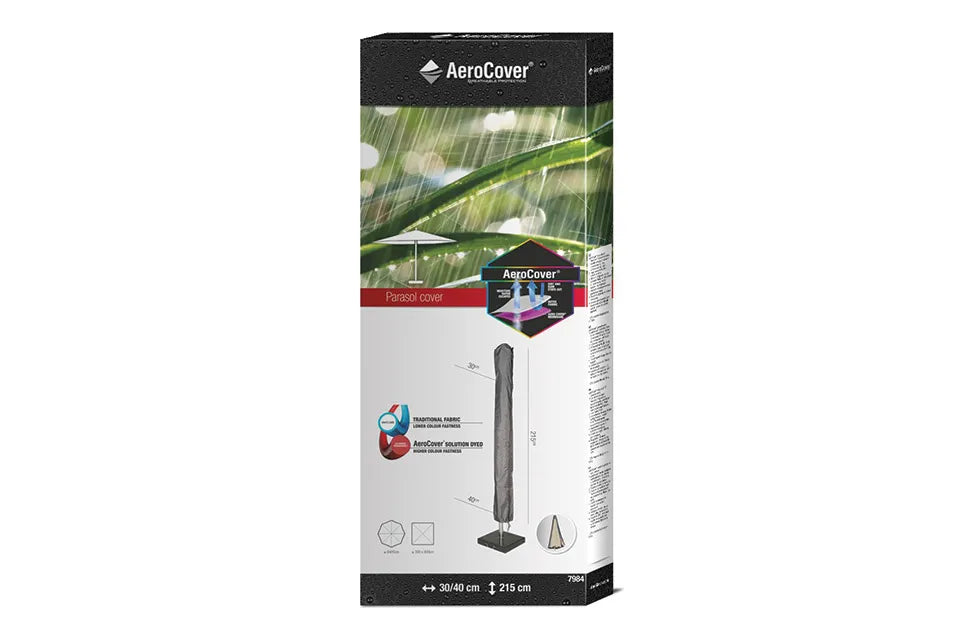 Platinum AeroCover | Sonnenschirmhülle 215(h) x 30-40 cm