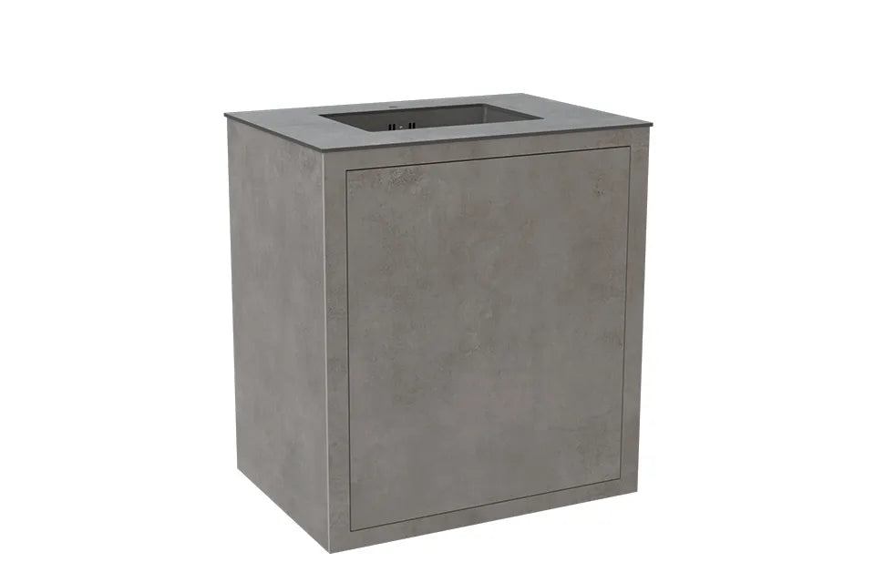 Passion Grills | Kerafina Outdoor-Küchenschrank mit Spülbecken | 80 x 58 cm
