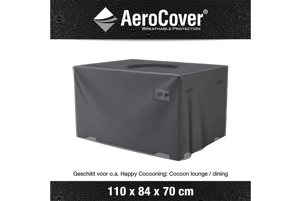 Platinum AeroCover | Feuertisch Abdeckhaube 110 x 84 x 70(h) cm