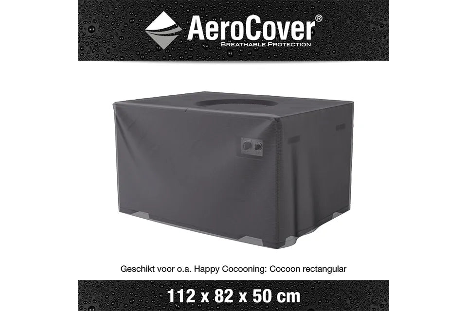 Platinum AeroCover | Feuertisch Abdeckhaube 112 x 82 x 50(h) cm