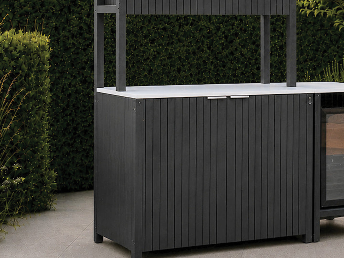 Passion Grills | Milano Außenküchen-Konfiguration 01 | Albastro Cream