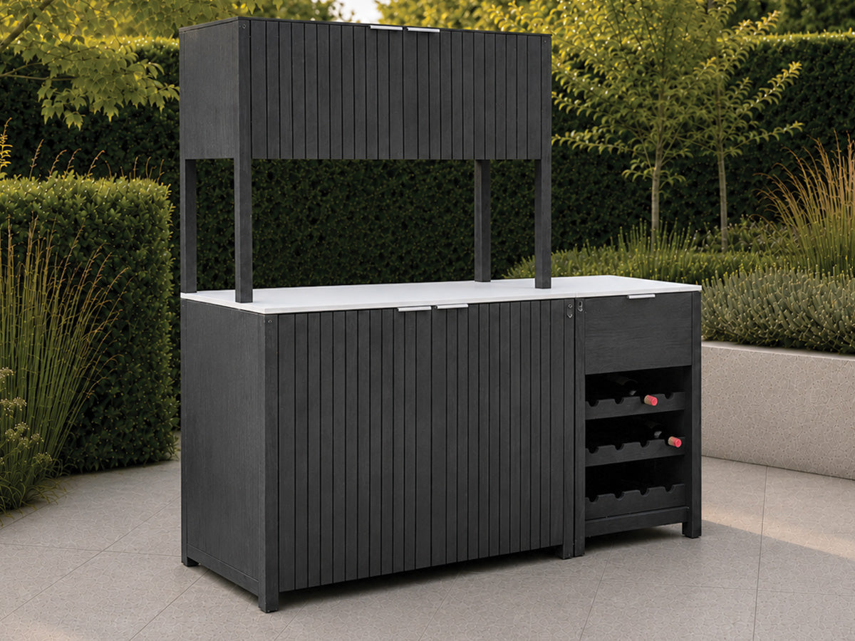 Passion Grills | Milano Außenküchen-Konfiguration 01 | Albastro Cream
