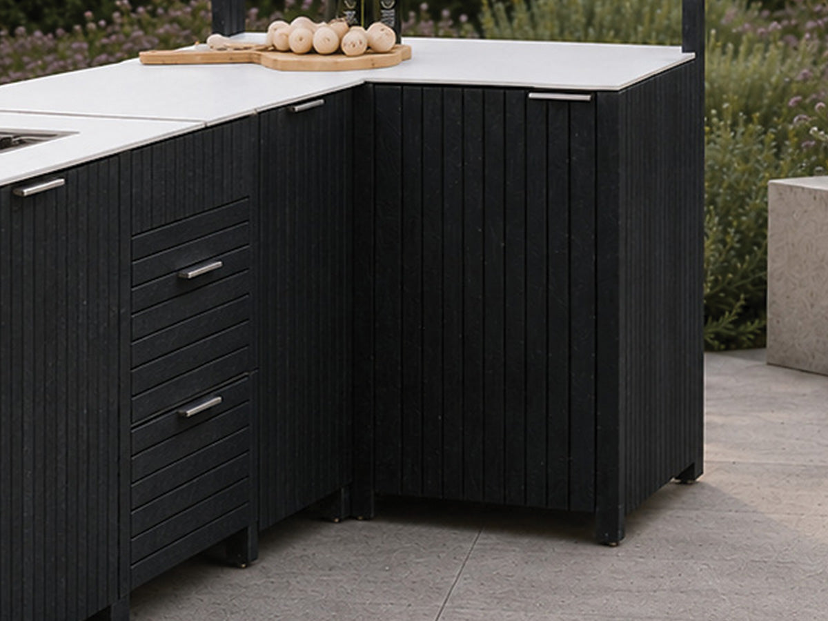 Passion Grills | Milano Außenküchen-Konfiguration 01 | Albastro Cream
