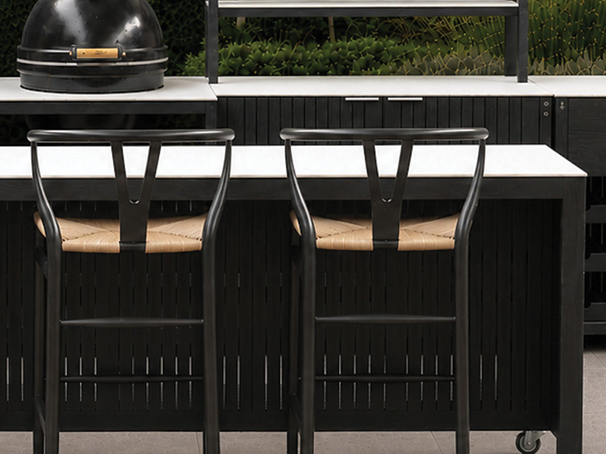 Passion Grills | Milano Außenküchen-Konfiguration 01 | Albastro Cream
