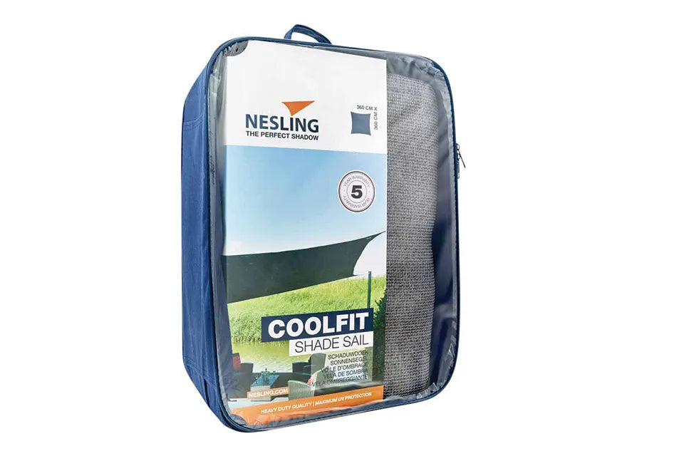Platinum Sun & Shade | Coolfit Sonnensegel Quadratisch 500 x 500 cm | Anthrazit