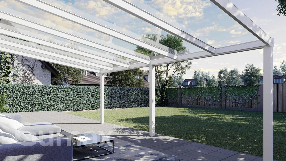 Tuinmaximaal | Glass Line Veranda Modern Mattweiß