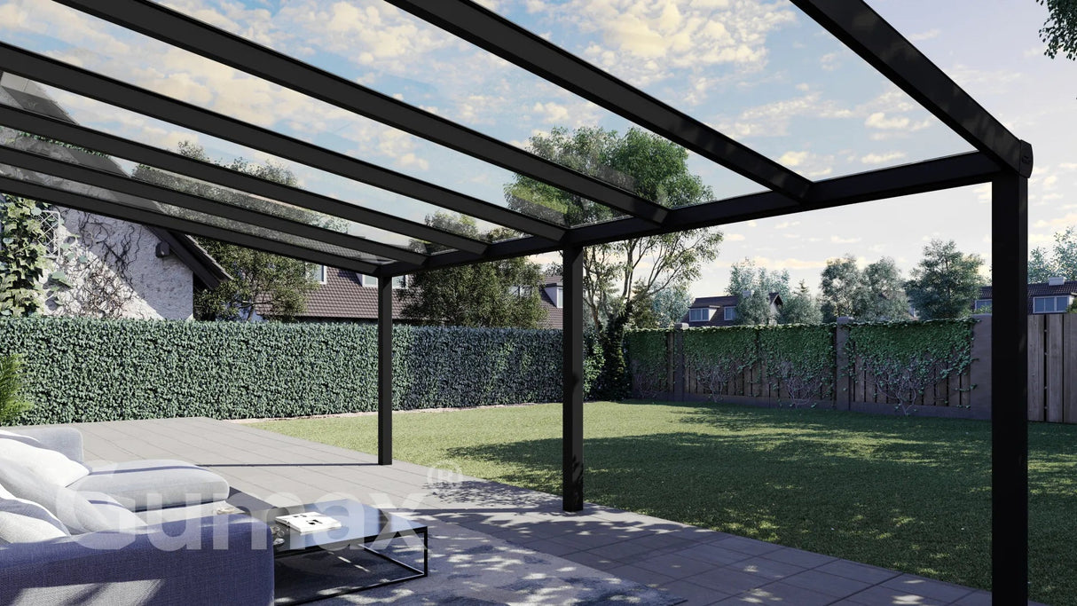 Tuinmaximaal | Glasline Veranda Modern Matt Schwarz