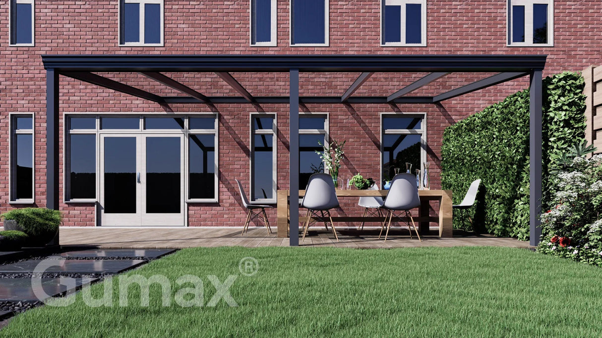 Tuinmaximaal | Glaslinie Veranda Klassik Matt Anthrazit