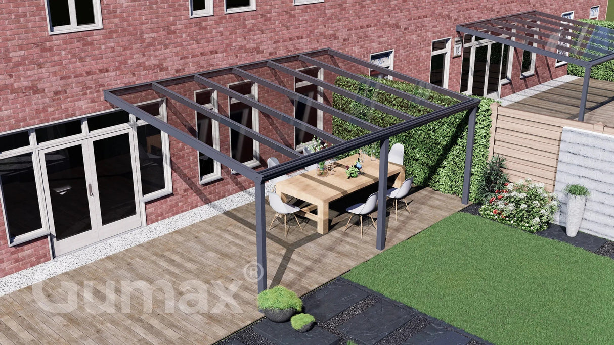 Tuinmaximaal | Glaslinie Veranda Klassik Matt Anthrazit
