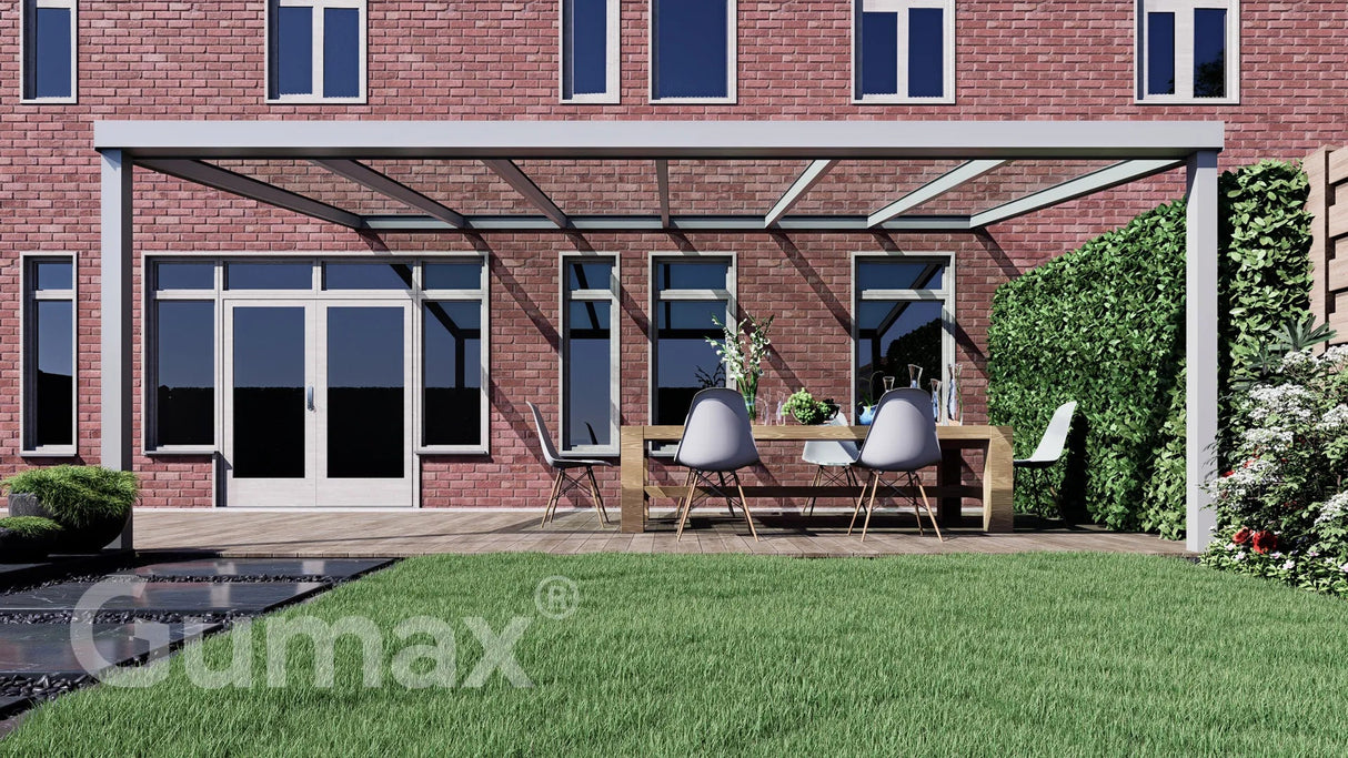 Tuinmaximaal | Schwerlast-Veranda Zeitlos Mattweiß