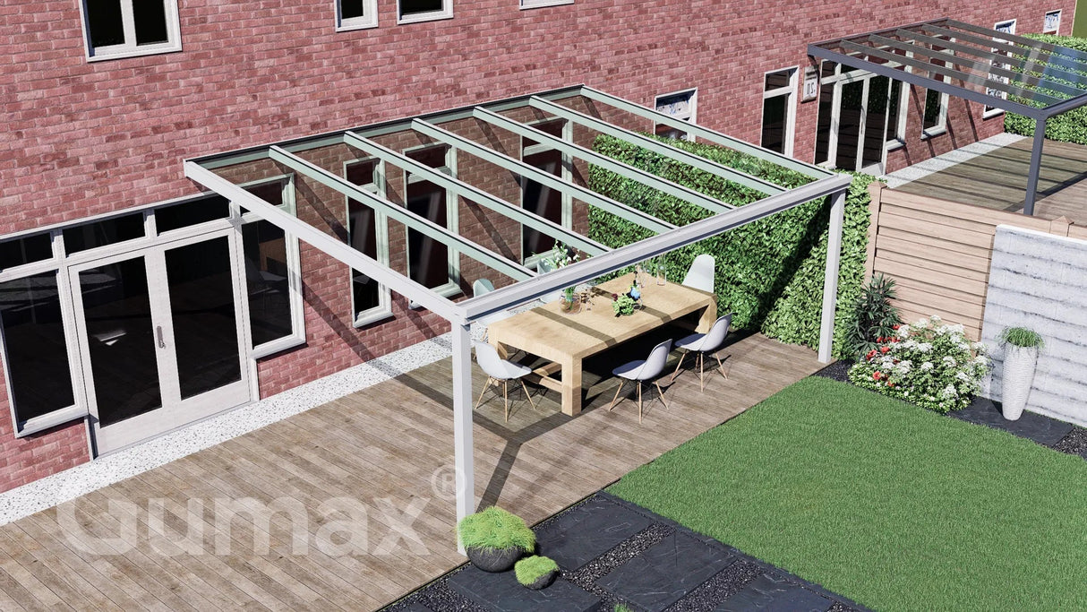 Tuinmaximaal | Schwerlast-Veranda Authentisch Mattweiß