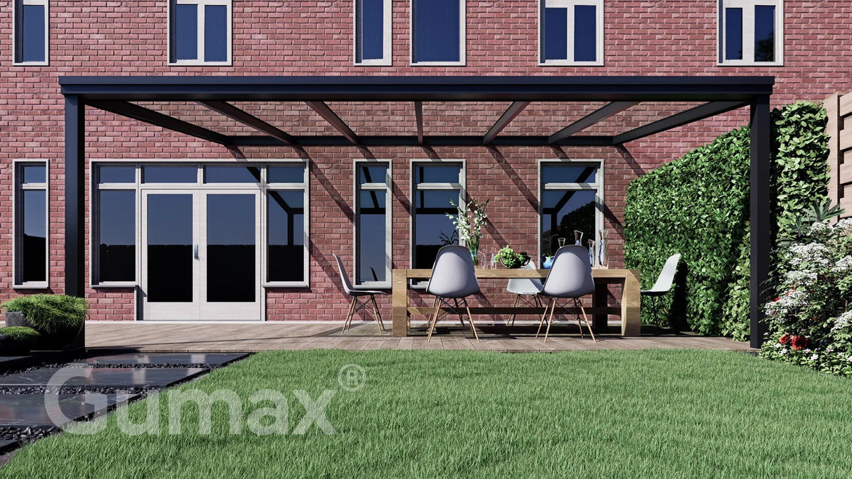 Tuinmaximaal | Schwerlast-Veranda Authentisch Mattschwarz
