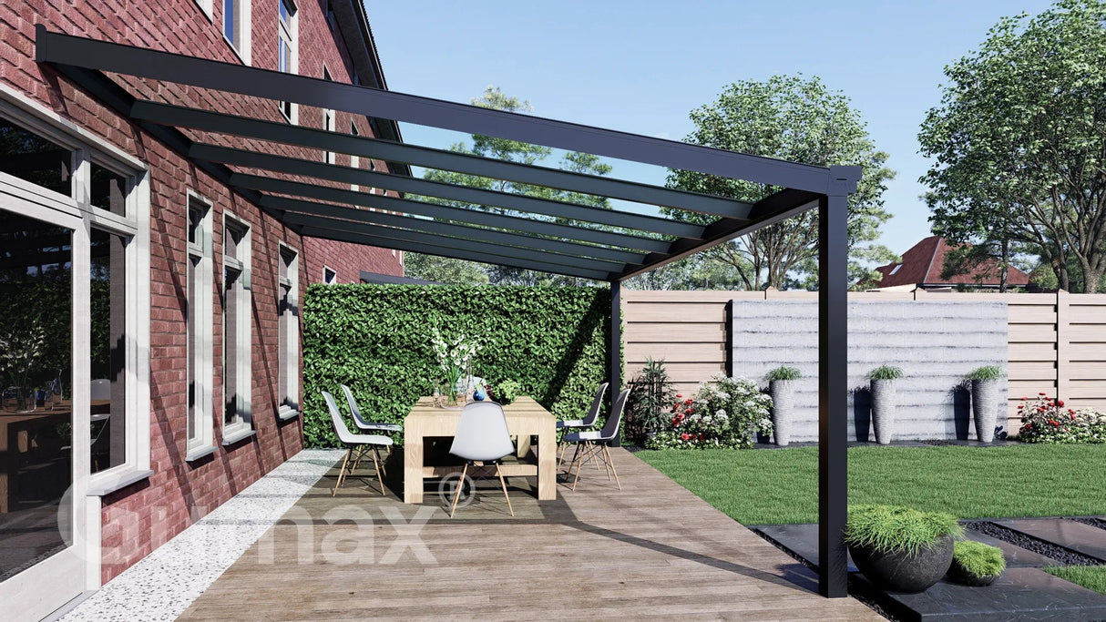 Tuinmaximaal | Schwerlast-Veranda Authentisch Mattschwarz