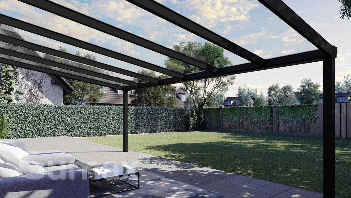 Tuinmaximaal | Schwerlast-Veranda Authentisch Mattschwarz