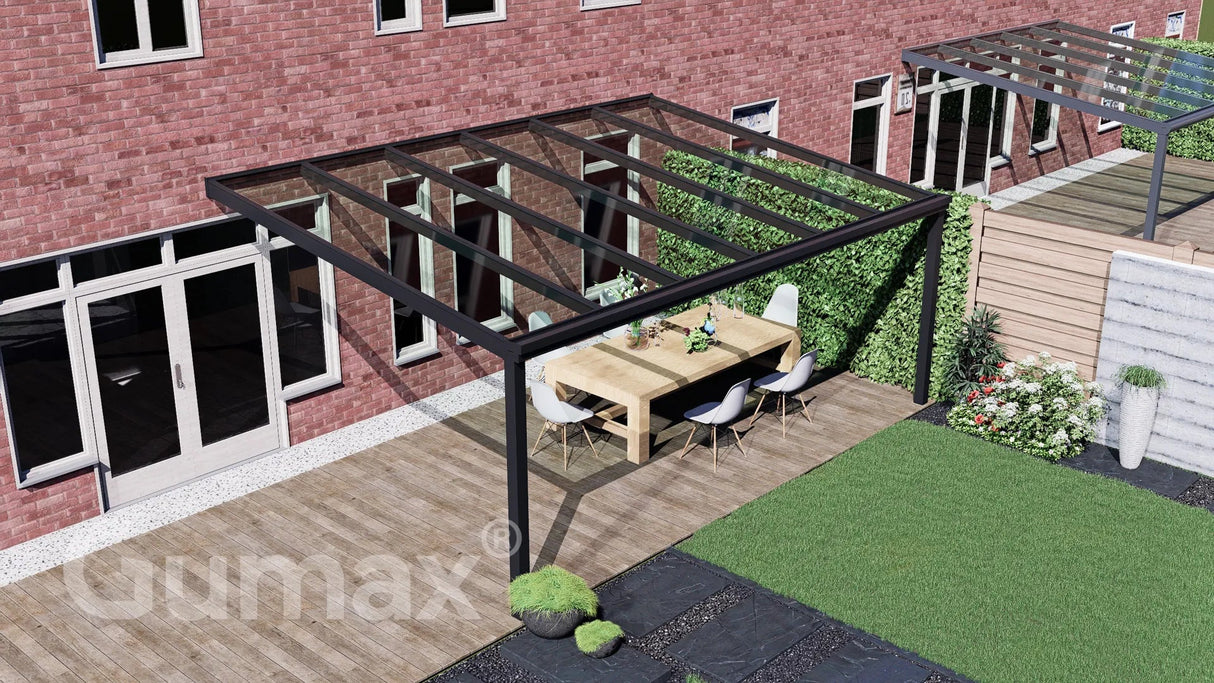 Tuinmaximaal | Schwerlast-Veranda Authentisch Mattschwarz
