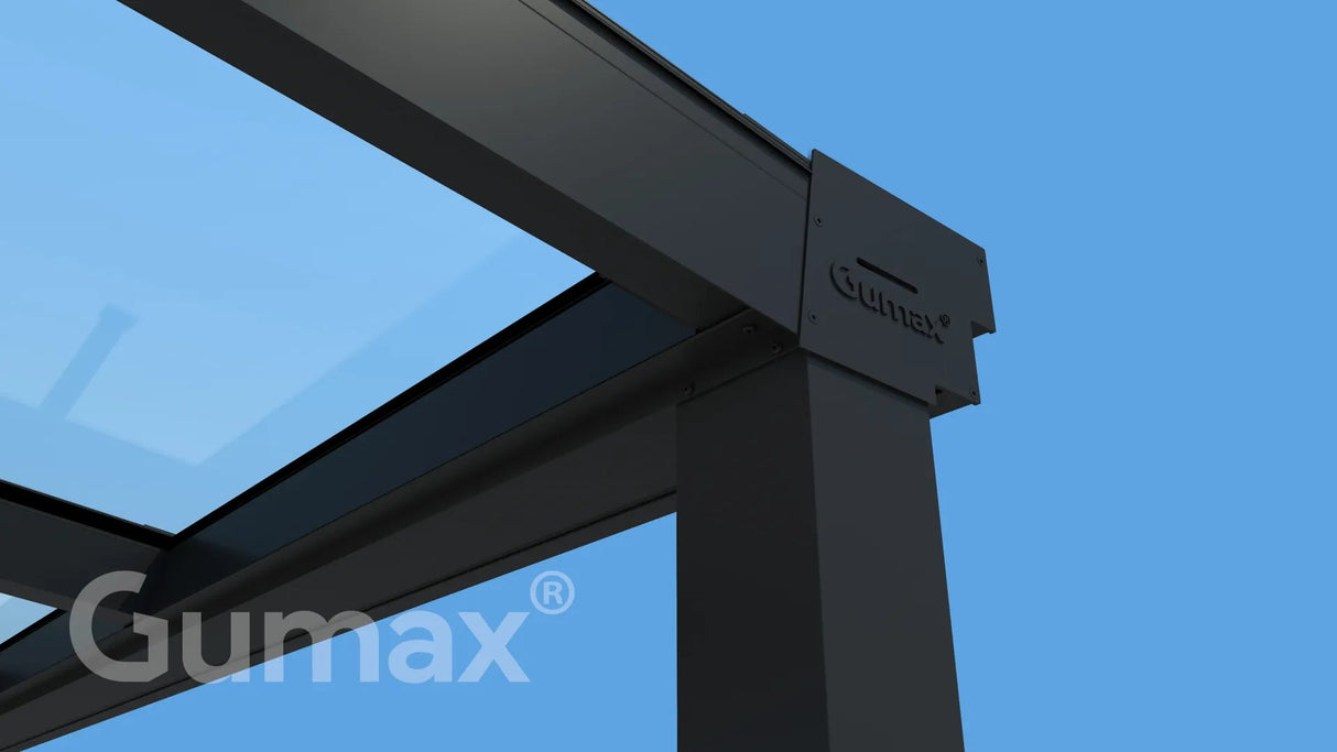 Tuinmaximaal | Schwerlast-Veranda Authentisch Mattschwarz