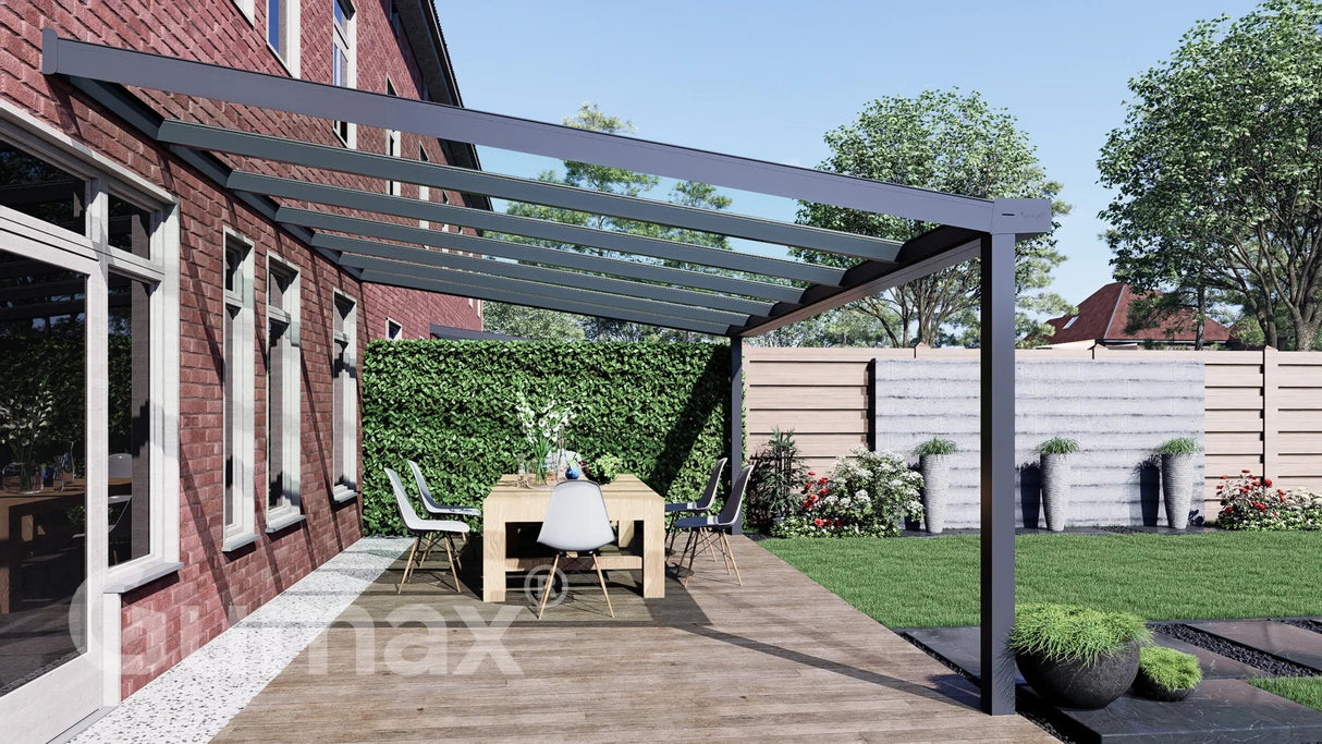 Tuinmaximaal | Schwerlast-Veranda Zeitgenössisch Matt Anthrazit