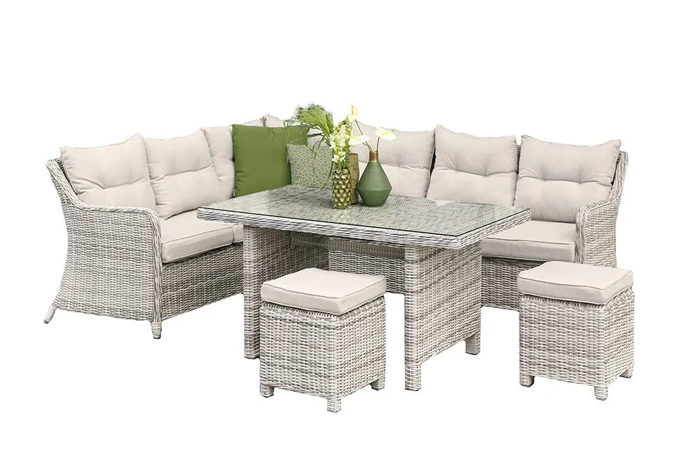 Fonteyn | Camden Lounge-Dining-Set | Mixed Grey