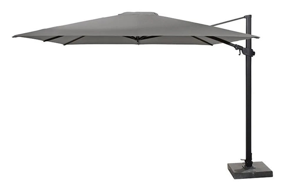 4 Seasons Outdoor | Siesta Ampelschirm Premium 300 x 300 cm | Anthrazit-Charcoal