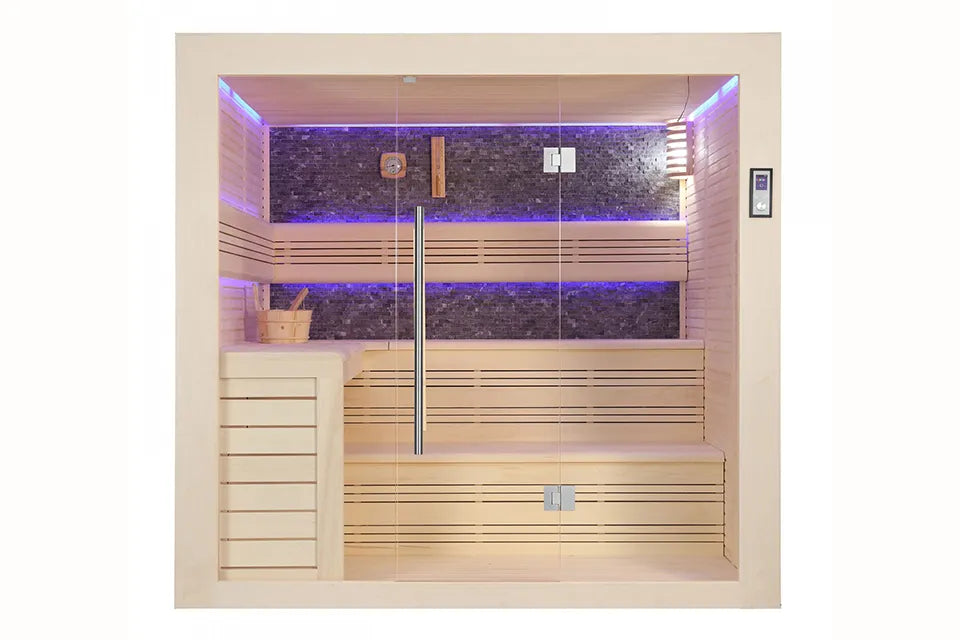 Fonteyn | Luxor 200 Sauna Komplett | Black Stone